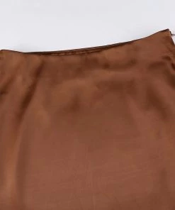 Own Saviour Satin Midi Skirt