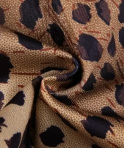 Own Saviour Tees + Tops Leopard Heart Rhinestone Crop