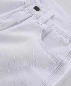 Own Saviour White Split Cut Jeans