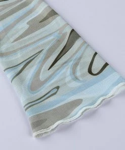 Own Saviour New In Mesh Swirl Top