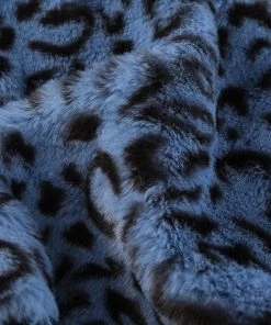 Own Saviour Tees + Tops Leopard Faux Fur Chain Crop