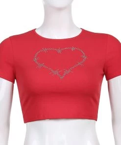 Own Saviour Barbed Wire Heart Crop