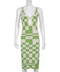 Own Saviour New In Block Knit Midi Dress