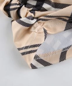 Own Saviour Plaid Halter Crop Tees + Tops