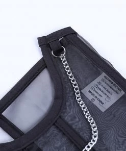 Own Saviour Chain Black Corset