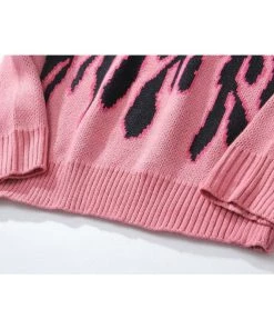 Own Saviour Oversize Flame Sweater Jumper New In