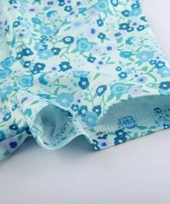 Own Saviour Tees + Tops Floral Button Crop Shirt