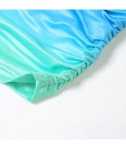 Own Saviour Tie Dye Stripe Backless Mini Dress