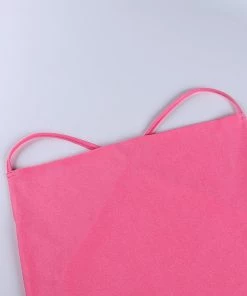 Own Saviour Tees + Tops Hot Pink Backless Crop