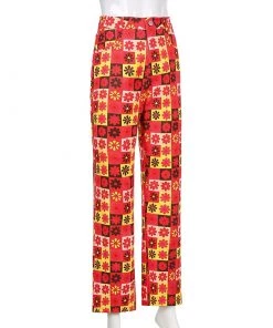 Own Saviour Flower Grid Pants New In