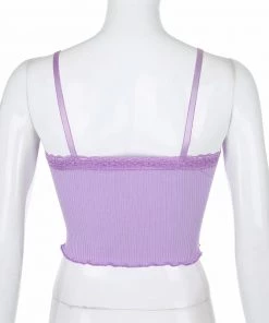 Own Saviour Neon Lace Frill Cami Crop New In