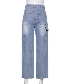 Own Saviour Light Wash Cargo Jeans