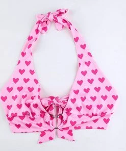 Own Saviour Heart Ring Halter Crop New In