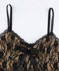 Own Saviour Black Lace Overlay Cami Crop New In
