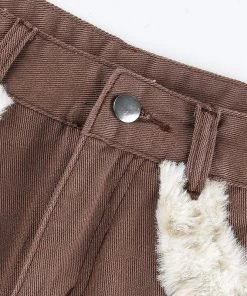 Own Saviour Leopard Faux Fur Mini Skirt Skirts