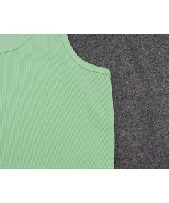 Own Saviour Green Ruffles Crop