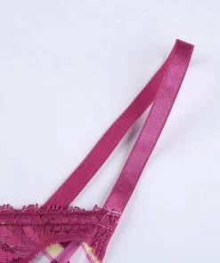 Own Saviour Purple Grid Cami Crop New In