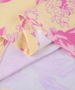 Own Saviour Hawaii Yellow Floral Mini Dress