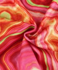 Own Saviour Red Marble Swirl Mini Dress