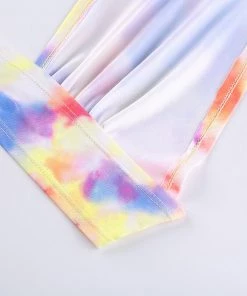 Own Saviour Tie Dye Halter Cross Crop