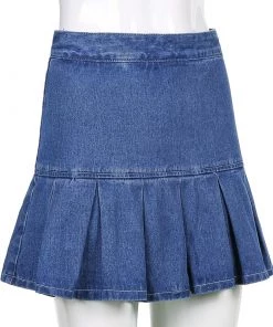 Own Saviour Frill Pleat Mini Skirt New In