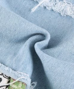 Own Saviour Paisley Bandana Patchwork Denim Skirt