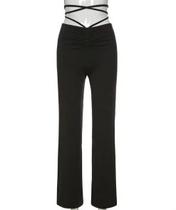 Own Saviour Tie Up Low Rise Pants