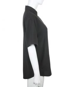 Own Saviour Long Monochrome Splice Shirt