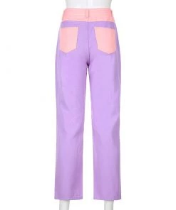 Own Saviour Pink/Purple/Blue Patchwork Jeans