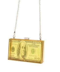 Own Saviour Transparent Dollar Clutch/Shoulder Bag