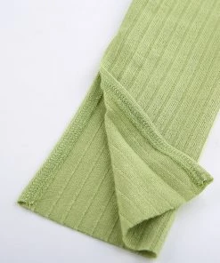 Own Saviour Green Cold Shoulder Point Crop New In