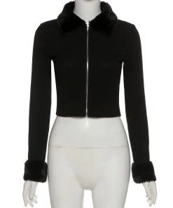 Own Saviour Tees + Tops Faux Fur Trim Cardi