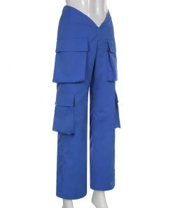 Own Saviour Blue Dip Cargo Pants New In