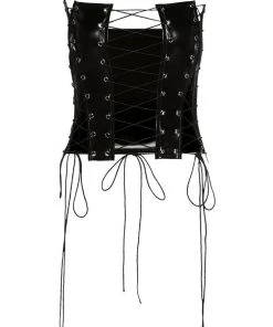 Own Saviour Tees + Tops Lace Up Corset Top