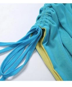 Own Saviour Holo Ruched Halter Dress New In