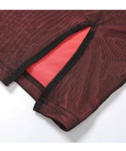 Own Saviour Red Holo Mini Dress Dresses + Sets