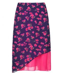 Own Saviour New In Rose Layer Midi Skirt