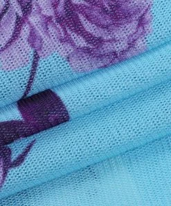 Own Saviour Pink Blue Rose Cami Crop