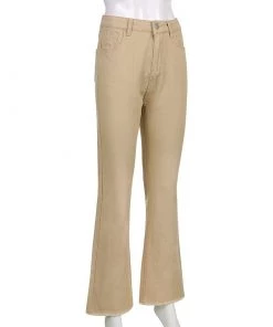 Own Saviour Khaki Flare Pants