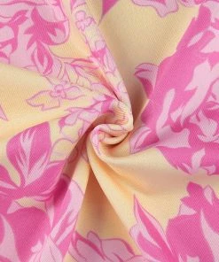 Own Saviour Hawaii Yellow Floral Mini Dress