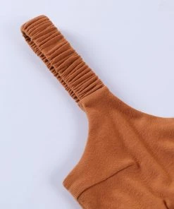 Own Saviour Tees + Tops Ruched Strap Vest Crop