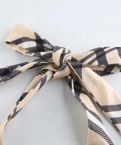 Own Saviour Plaid Halter Crop Tees + Tops