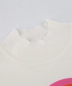 Own Saviour Rainbow Yin Yang Crop New In