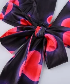 Own Saviour New In Heart Tie Halter Bra Crop