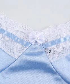 Own Saviour Lace Frill Halter Crop