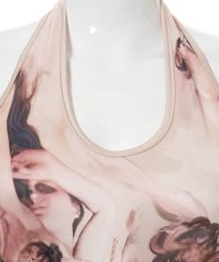 Own Saviour Renaissance Halter Mini Dress Dresses + Sets