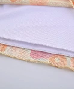 Own Saviour Skirts Floral Mesh Mini Skirt