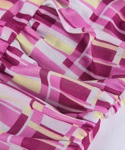 Own Saviour Purple Grid Cami Crop New In