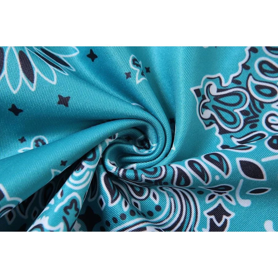 Own Saviour Multicolour Paisley Bandana Halter Set 12 Own Saviour Multicolour Paisley Bandana Halter Set