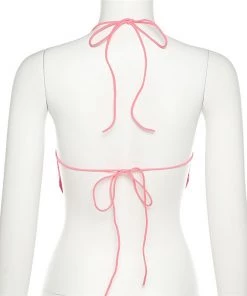 Own Saviour Pink Marble Swirl Point Crop